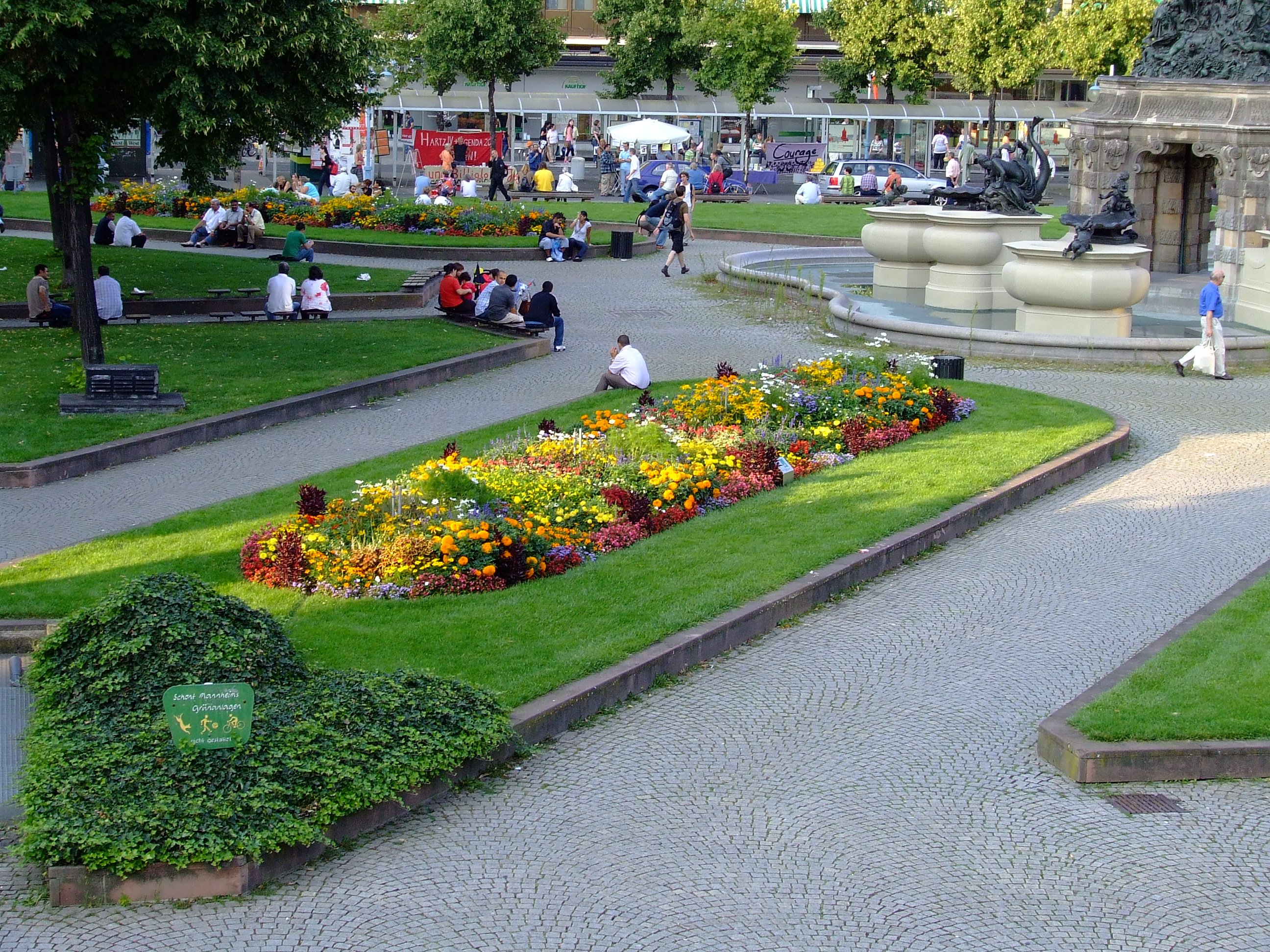Paradeplatz Mannheim Rhein Neckar Wiki