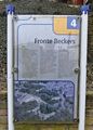 Infotafel zu Fronte Beckers