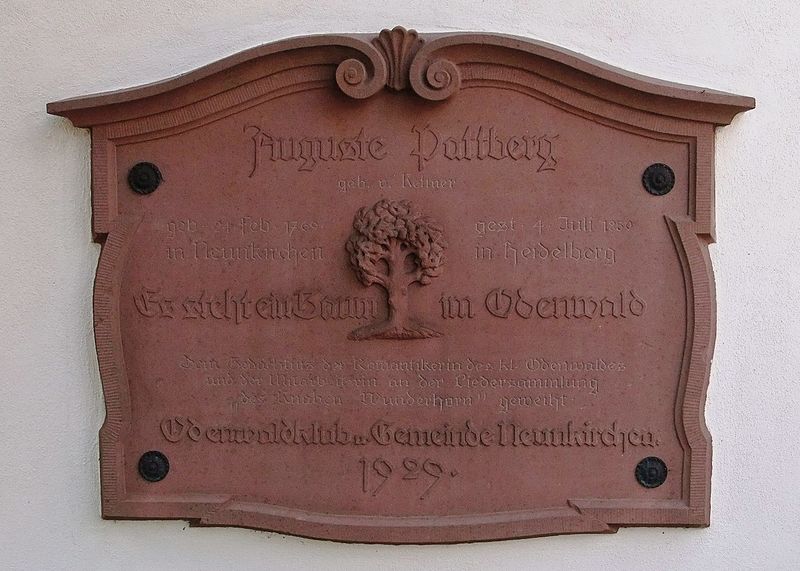 Datei:Auguste Pattberg Gedenktafel.JPG