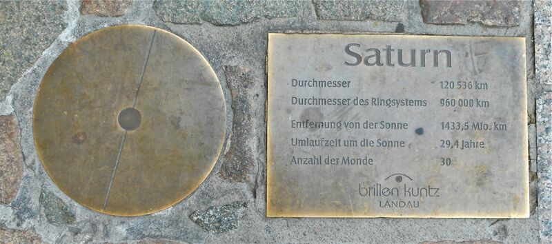 Datei:Planetenweg Landau Saturn.jpg