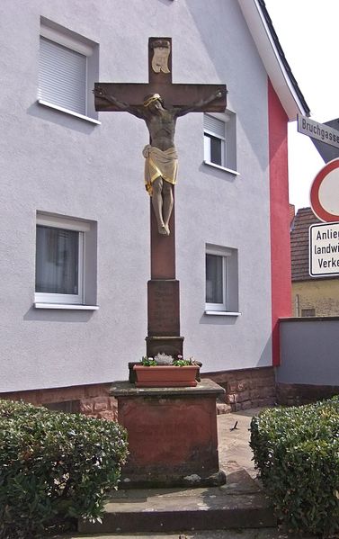 Datei:Wegkreuz Bruchgasse Herxheim bei Landau 1.JPG