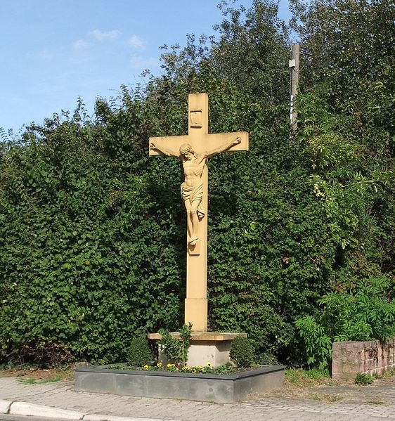 Datei:Wegkreuz Reilingen Hockenheimer Straße.JPG