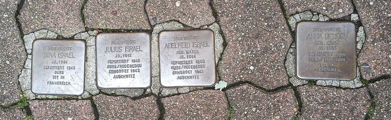 Datei:Stolperstein Schlosstraße Wiesloch.jpeg